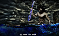 my interpretation of how Poseidon 'd look like. by Varol Ozkaner 